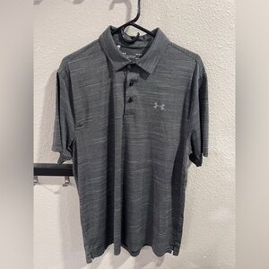 Under Armour Men's Dark Gray Polo Shirt
